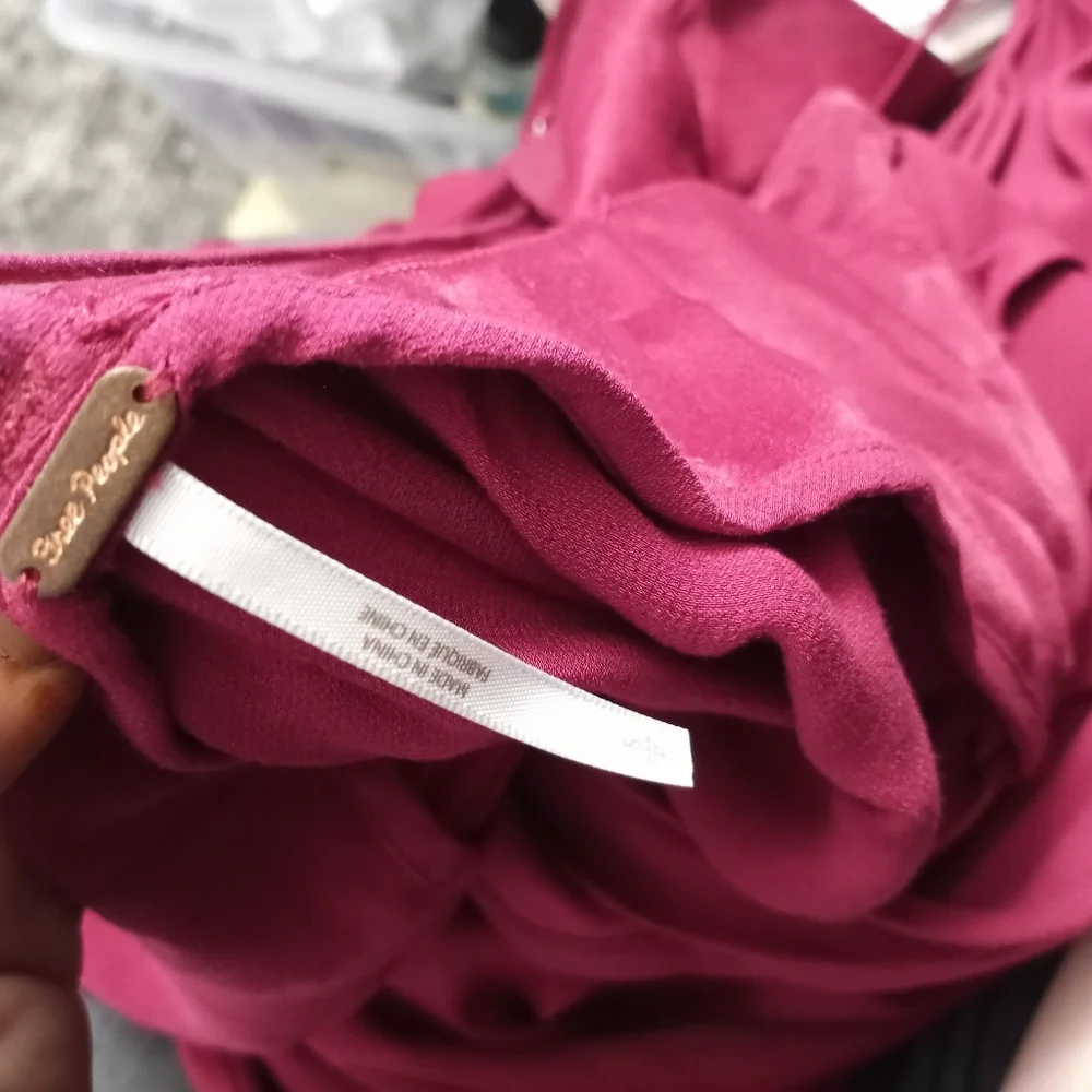 FREE PEOPLE Magenta Maxi Dress - Picture 5 of 5